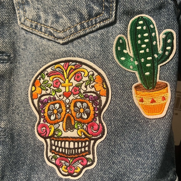 Custom Made Girl Power “La Chingona” Denim Jacket (Girls Size 8) - Picture 4 of 9